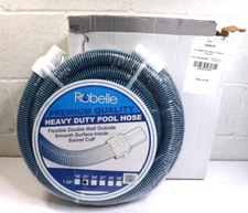 Robelle Spiral Vacuum Swimming Pool Cleaner Hose - 21' x 1.25"
