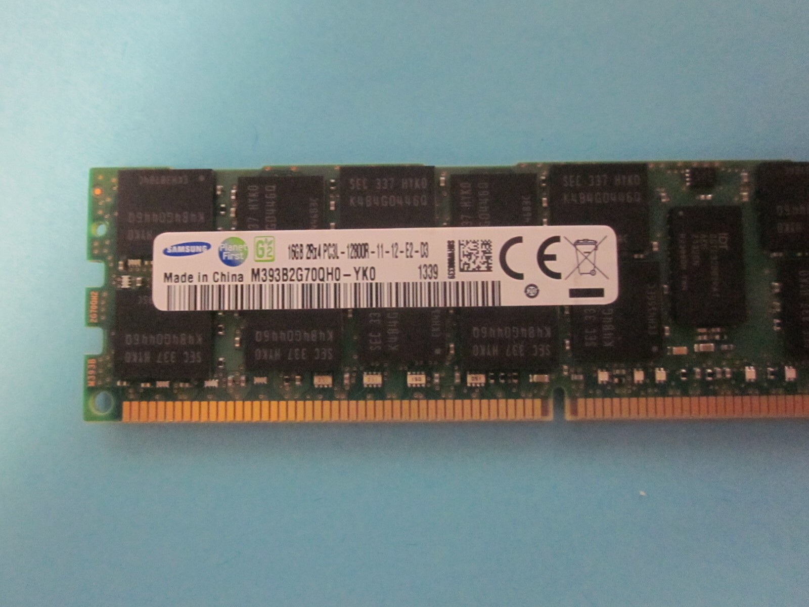 Barrette RAM 8 Go DDR3L PC3L-12800R RDIMM - Pour Serveurs IBM X3550 M4, X3750 M4 - ECC Registered