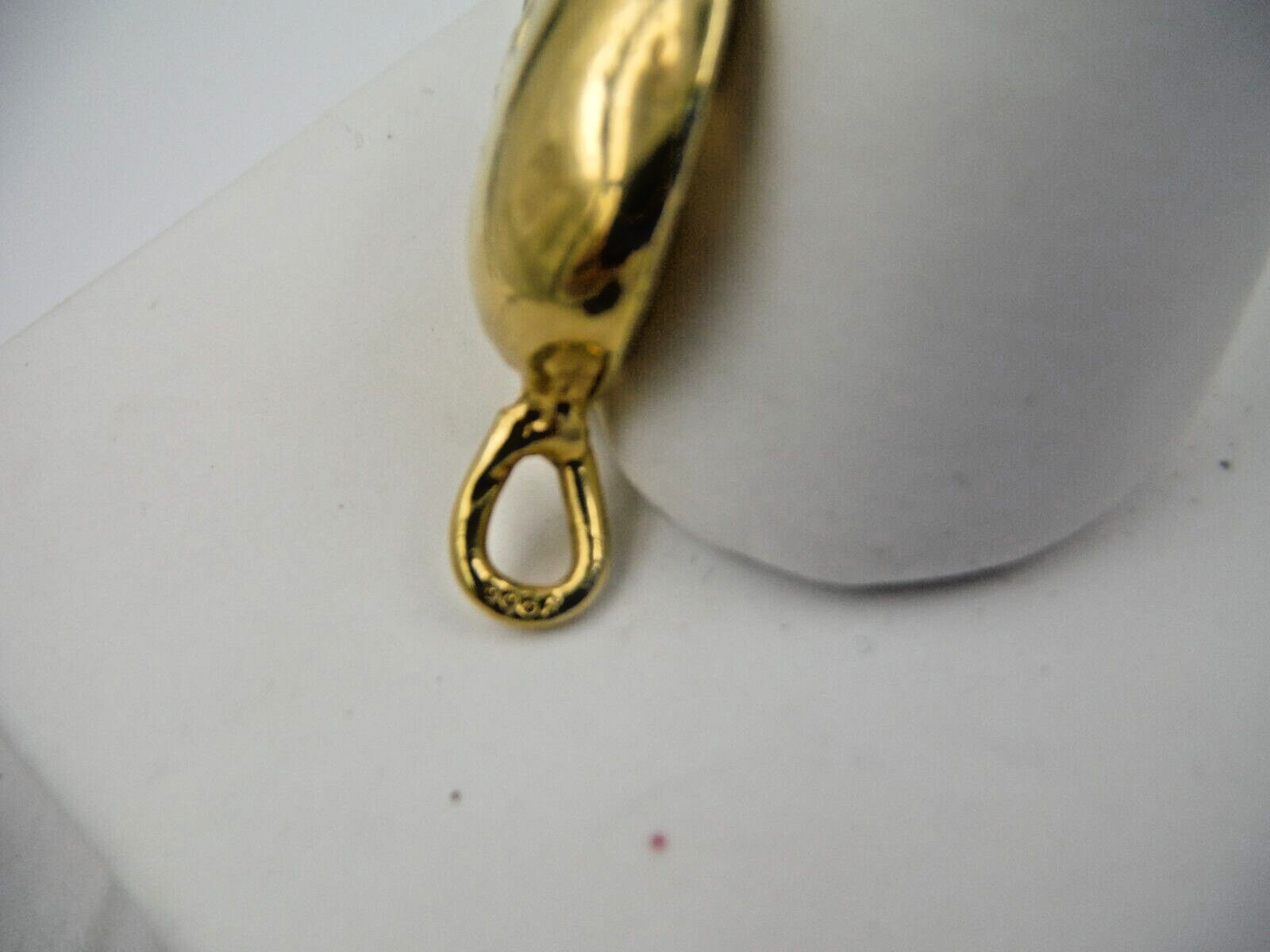 Double Sided Solid Fine Silver .999  Pendant With… - image 12