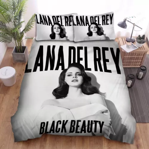 Lana Del Rey Black Beauty Duvet Cover Bedding Set All Size Pillow Cases - Picture 2 of 11
