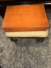 Vintage Oneida Ltd. Silversmiths Anti-Tarnish Wood Flatware Storage Box