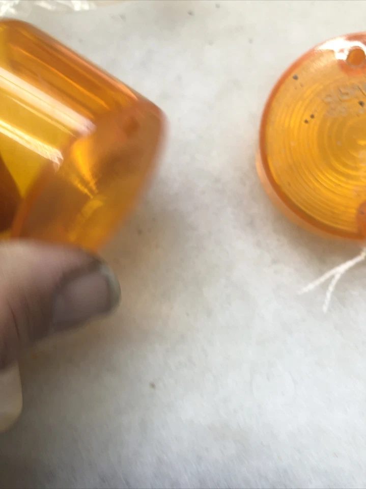 1963 Dodge Lancer парковки света линзы оригинальной пары лот 2 - Изображение 3 из 4