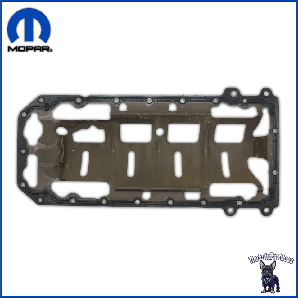 Junta del cárter de aceite del motor OEM Mopar 68165605AA Foto 2 de 4