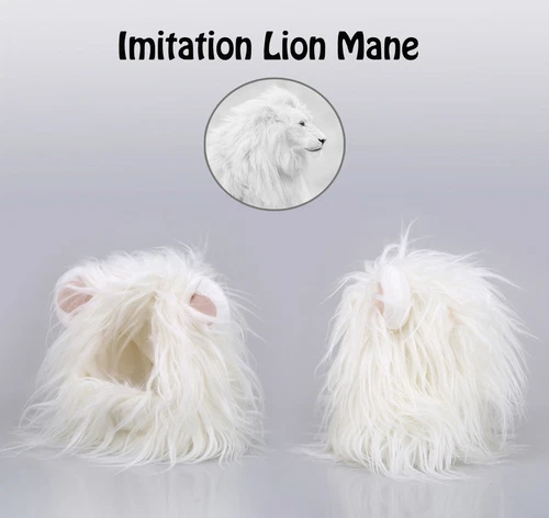 Lion Mane for Cats Funny Halloween Costume for Cats Snoods for Cats - Bild 34 von 42