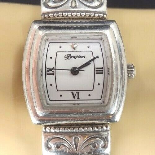 Brighton Silver Bella Fiore Watch Works New Battery  display picture 1