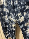 Rock & Republic Blue, White Button Jumpsuit Marble/Tie Dye Print Size XXL, Used — photo 7