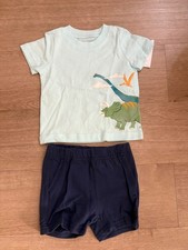 NWT Baby Boy Carter's Dinosaur Graphic Tee Shorts Set
