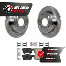 Rear Brake Rotor & Ceramic Pad Kit For 1991-1997 Honda Accord 1997-1997 Acura CL
