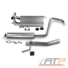 MITTEL- + ENDSCHALLDÄMPFER FÜR CHEVROLET CRUZE 1.6 1.8 OPEL ASTRA J P10 1.6
