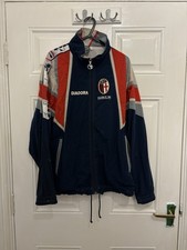 Rare Diadora Bologna FC 1996/1997 Football Track Jacket Medium Men’s Vintage