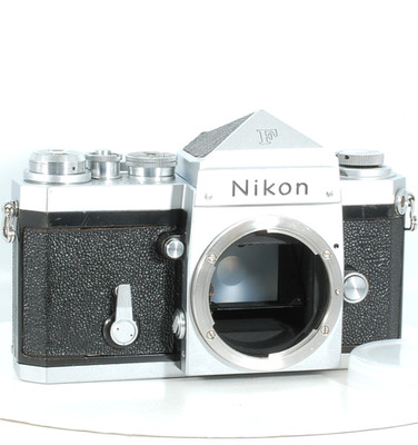 DDP US Nikon F Eye Level Silver 35mm SLR Film Camera Body [Near Mint] JAPAN 729*