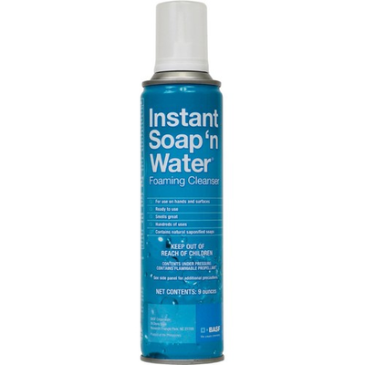 #ad Case of 10 Instant Soap #x27;n Water Foaming Cleanser 9oz Cleans Dirt Oil Grease $120.00