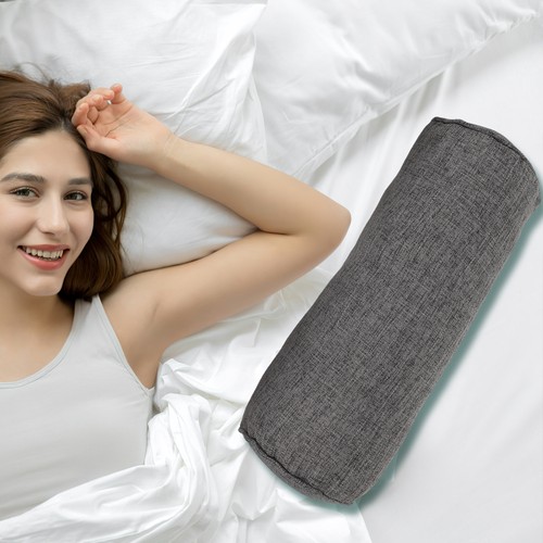 Cojín de almohada enrollable cilíndrico para dormir viaje cervical cuello acolchado - Imagen 8 de 12
