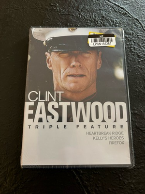#ad Clint Eastwood Triple Feature: Heartbreak Ridge Kelly#x27;s Heroes Firefox New $13.00