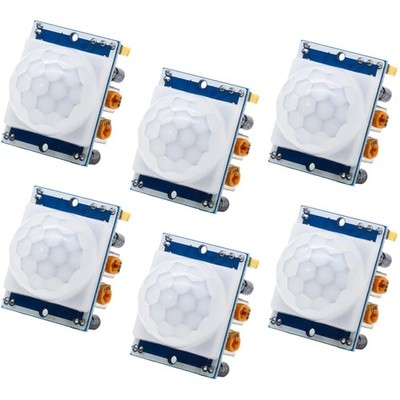PIR Bewegungssensor Modul 6 Stück kompatibel mit Arduino Raspberry Pi IR PIR ...
