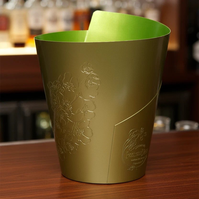 Perrier-Jouet Champagner Flaschenkühler Ice Bucket Glas Gläser NEU