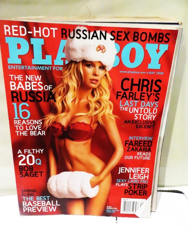 Playboy Magazine May 2008 Cover: Olga Kurbatova Playmate: AJ Alexander