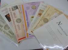 Numisblätter kompletter Satz 2000 mit Münzen und Marken mit Beiblättern
