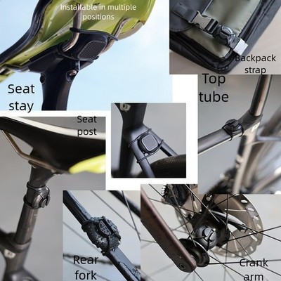 Fahrrad für AIRTAG Silikon Cover Halter Anti Lost Halterung für sicheres Track