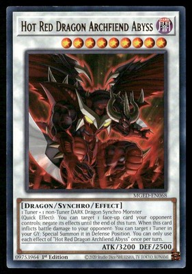Hot Red Dragon Archfiend Abyss MGED-EN068 Maximum Gold: El Dorado 1st Edition