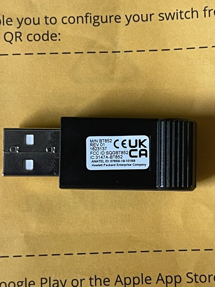 HP BT852 SQGBT852 BLUETOOTH ADAPTER BT852 USB  Dongle NEW - Image 2 of 2