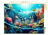 Calvendo Puzzle Coral Reef | 1000 Pieces, Finished Size 25.2 × 18.9 In (64 × 48