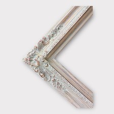 18 x 24 In stock-Traditional compo XL ornate corners wood frame, ROSE GOLD