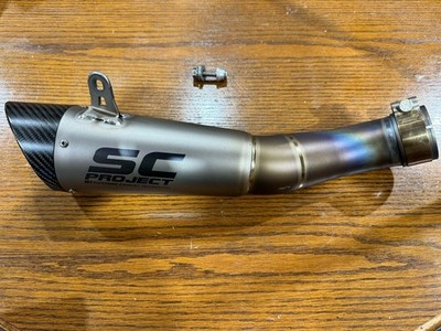 SC Project S1 Titanium Slip On Exhaust For 2019 Aprilia RSV4 | eBay