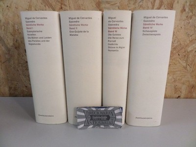 Miguel de Cervantes Saavedra : Gesamtausgabe [4 Bände, komplett]. de Cervantes S