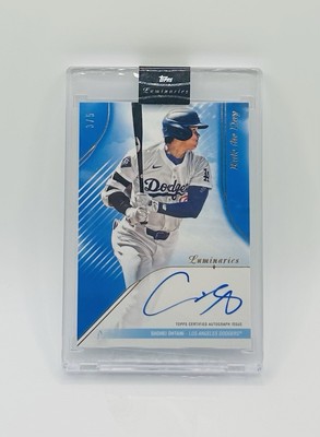 Shohei Ohtani Rule The Day 3/5 Blue Parallel  2024 Topps Luminaries La Dodgers