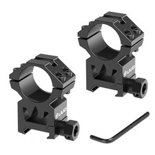 UUQ 1'' Scope Rings 2 Pieces High/Medium Profile 1-Inch Scope Mount Rings