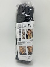 Heatless Bendy Rollers For Hair Curling - Black 1 Inch Each - 2 PACK - New