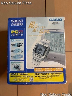 Casio Wrist Camera Digital watch NOS Vintage Rare Japan Domestic Model unbenutzt