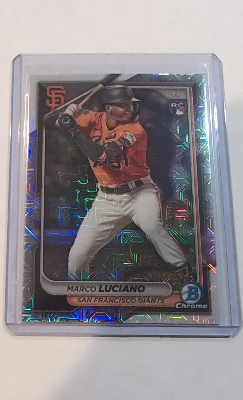 2024 Bowman Chrome - Marco Luciano #43 Mojo Refractor (RC)
