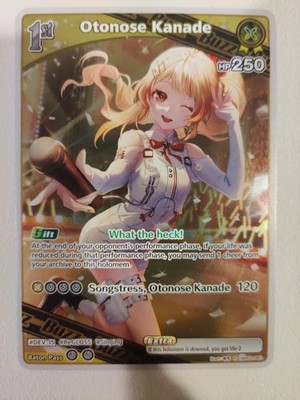 Hololive OCG English Otonose Kanade R hBP03-084 Elite Spark