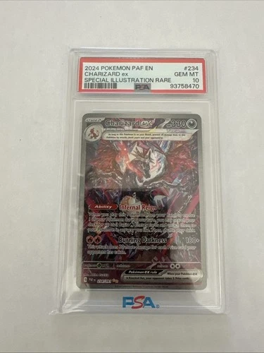 2024 POKEMON PAF EN-PALDEAN FATES SPECIAL ILLUSTRATION RARE CHARIZARD EX PSA 10