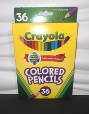 Crayola 36 Count Colored Pencils Pre-Sharpened Nontoxic Multicolor  1 PACK