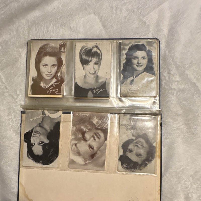 Vintage Autographed Celebrity Photograph Album Black & White Actors Musicians
