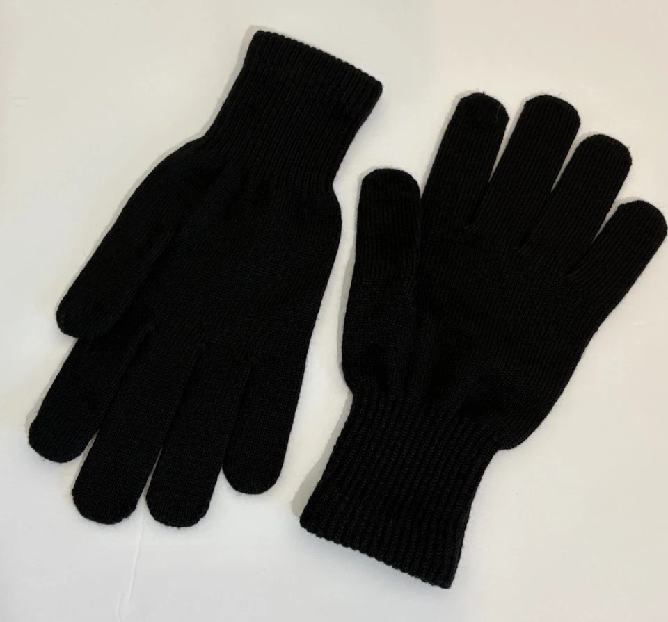 Guantes SmartWool Liner Unisex Para Hombre Talla Mediana Nuevos con Etiquetas Negro Mezcla de Lana Merino Foto 4 de 4