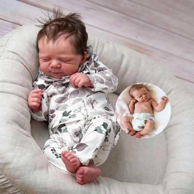 Reborn Baby Dolls Silicone Full Body, 18 in Realistic Baby Doll Newborn Girl,...