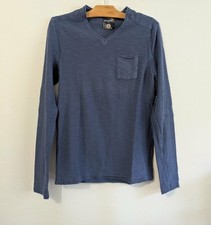 Pull fin bleu moyen coton T36 Devred (4511016)