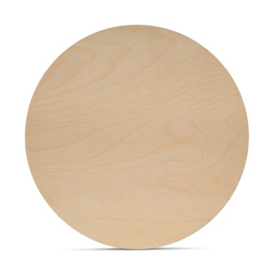 Wood Circles 13 inch 1/8 inch Thick, Unfinished Birch Craft Rounds | Woodpeckers