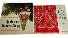 2 DANISH CHRISTMAS Cross Stitch Project Pattern Books Julens Korssting