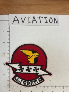 VINTAGE USAF 82nd FIGHTER INTERCEPTOR SQUADRON PATCH