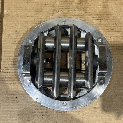  8.5'' Round Industrial Material Hopper Magnetic Grate, Used Free Shipping 