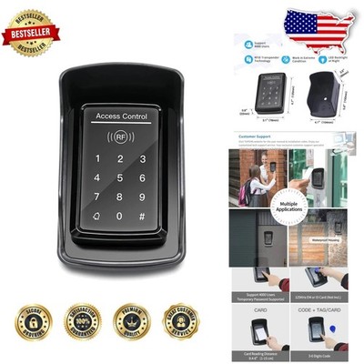 Easy Install Keyless Entry - TC175P Universal Gate Opener Keypad, RFID/Code