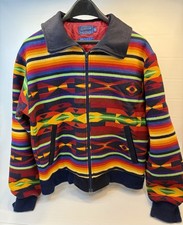 Vintage Pendleton Southwestern Tribal Print Wool Navajo Jacket: Medium, EUC