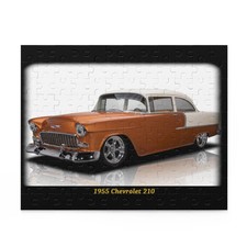 Stunning 1955 Chevrolet 210 Classic Car Temp Puzzle 120 pcs   Iconic