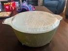 Vintage Pyrex Casserole Dish with Lid 1 1/2 pt.Solid Avocado Green 472