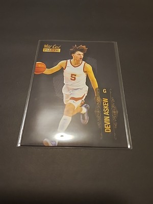 2022-23 Wild Card Matte Draft Black MB-20 RC Devin Askew California Golden Bears